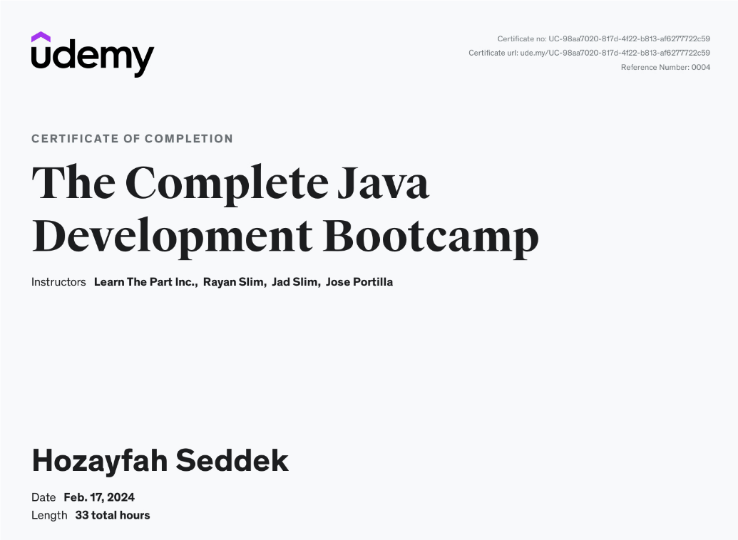 Java Course